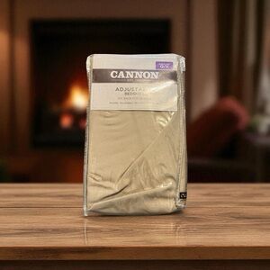 Cannon Adjustable Bedskirt SZ‎ Q/K NEW Khaki